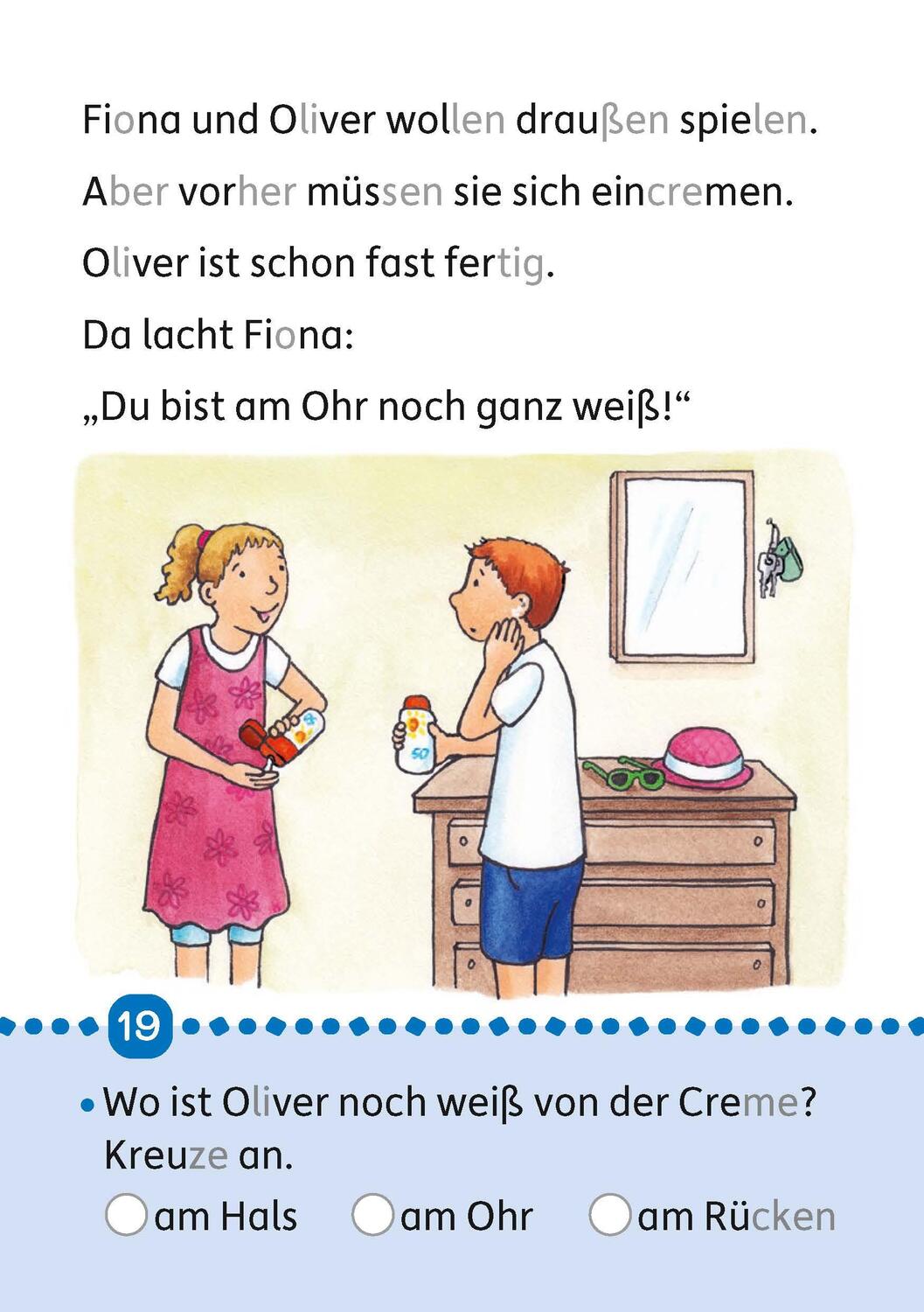 Bild: 9783881005029 | Lesen lernen 1. Klasse für Jungen und Mädchen - Sommer, Ferien,...