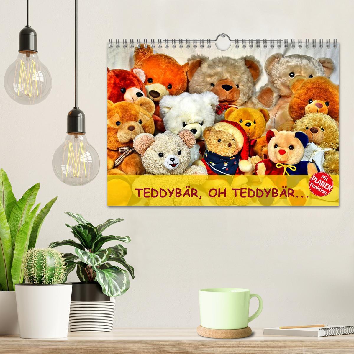 Bild: 9783435496068 | TEDDYBÄR, OH TEDDYBÄR... (Wandkalender 2025 DIN A4 quer), CALVENDO...