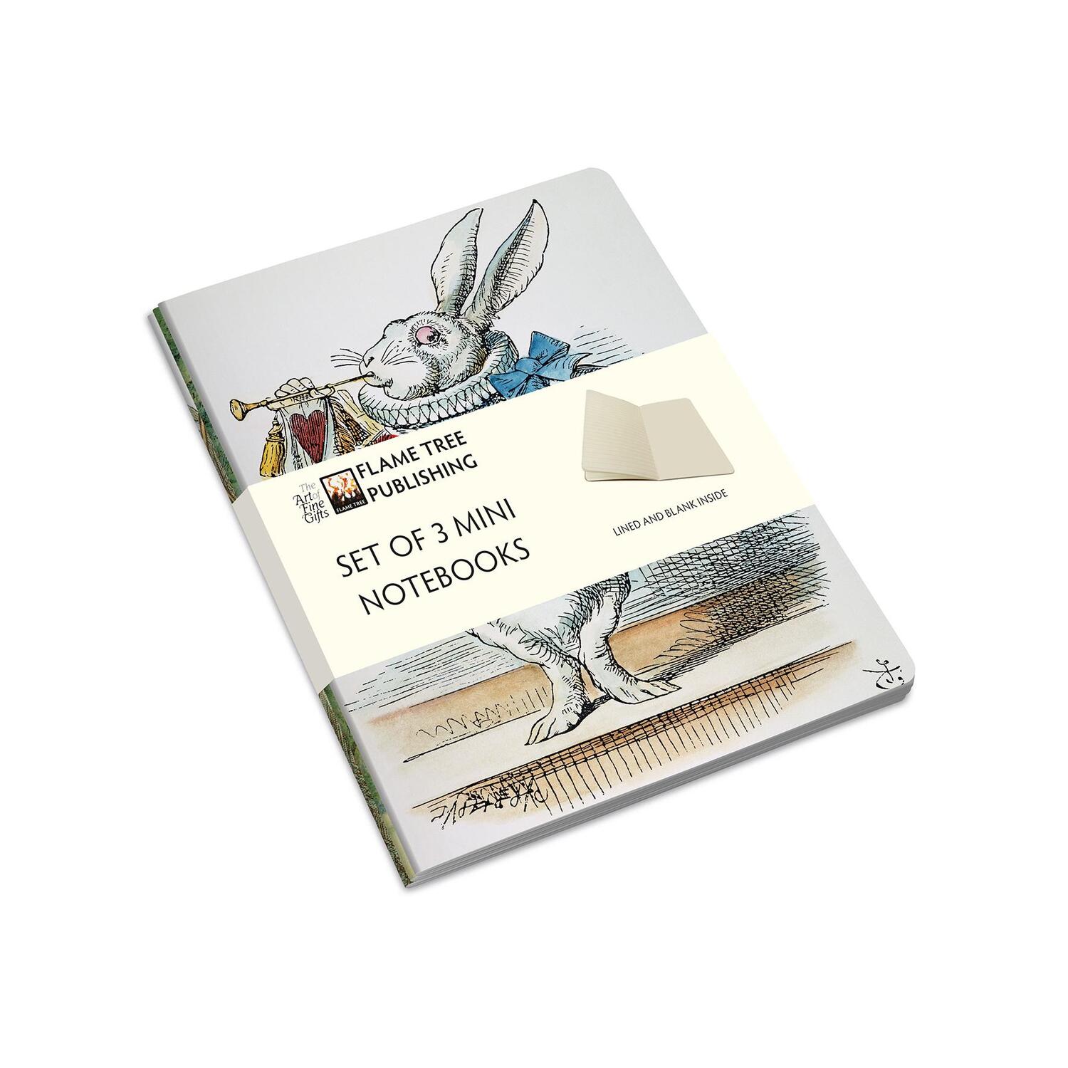 Cover: 9781787559141 | Alice in Wonderland Set of 3 Mini Notebooks | Buch | 192 S. | Englisch