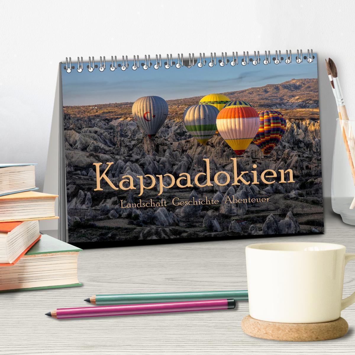 Bild: 9783435719907 | Kappadokien (Tischkalender 2025 DIN A5 quer), CALVENDO Monatskalender