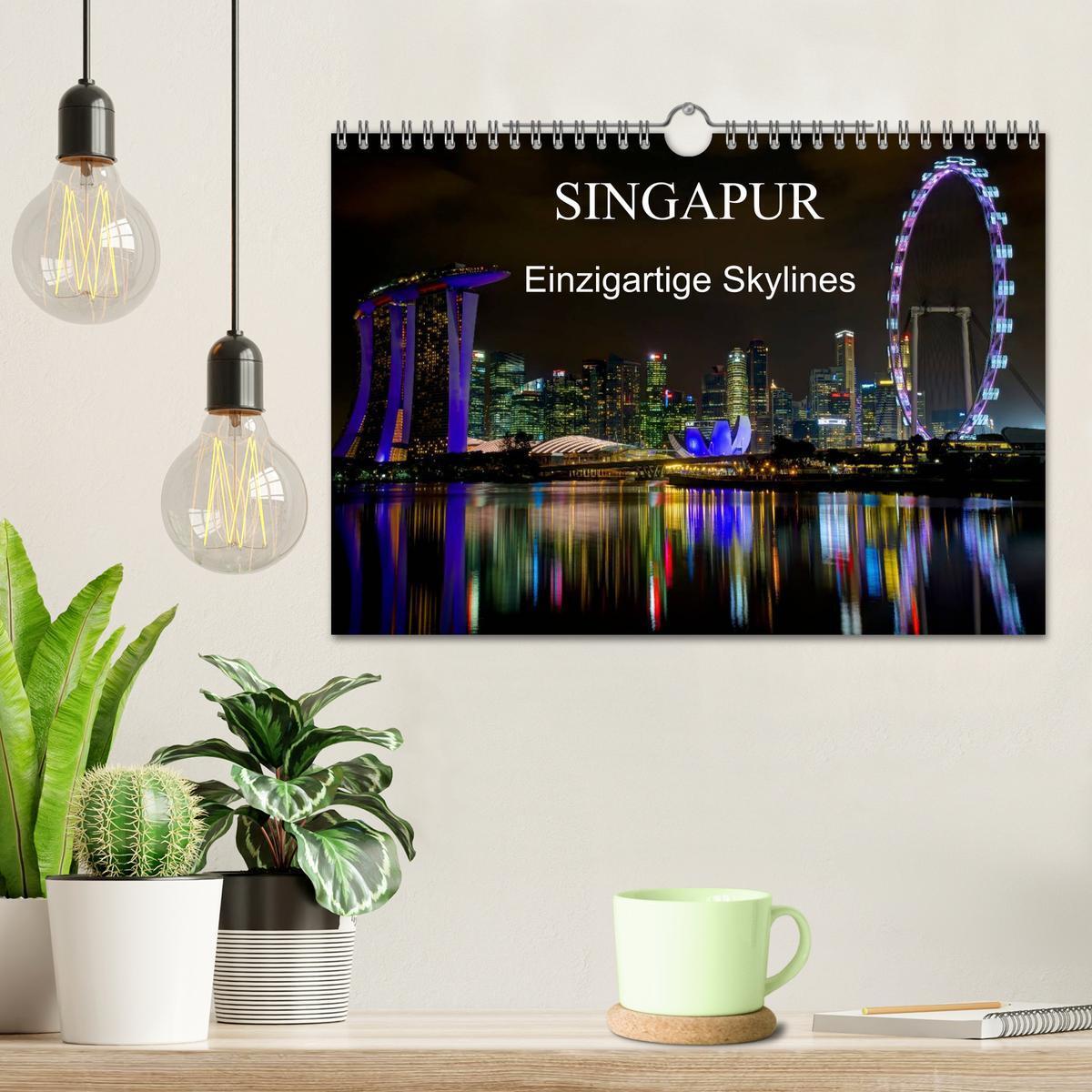 Bild: 9783435522613 | Singapur - Einzigartige Skylines (Wandkalender 2025 DIN A4 quer),...