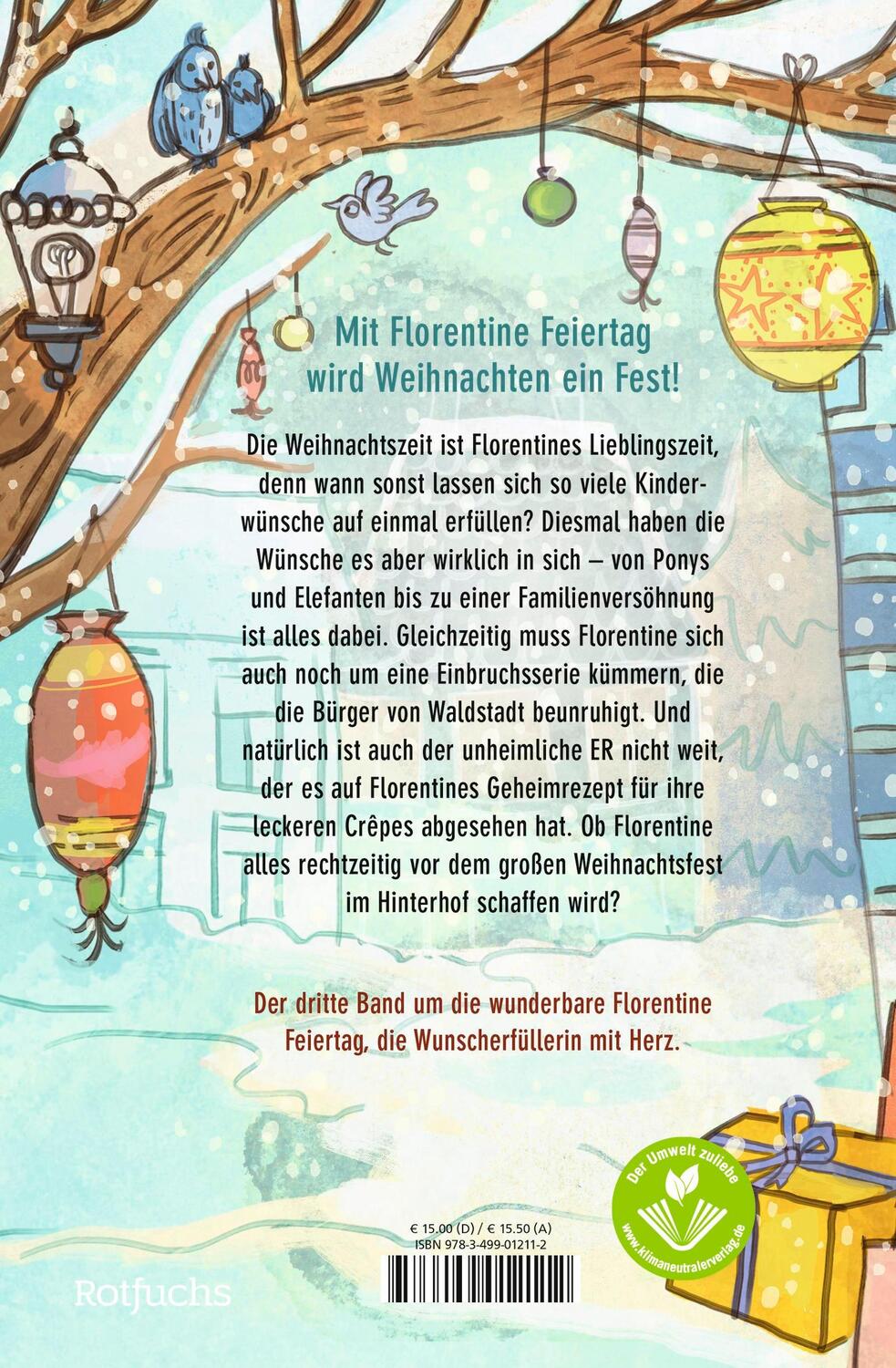 Rückseite: 9783757101398 | Die wunderbare Florentine Feiertag: Weihnachtswünsche werden wahr