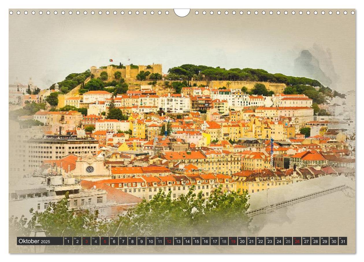 Bild: 9783435479368 | Traumhaftes Lissabon (Wandkalender 2025 DIN A3 quer), CALVENDO...