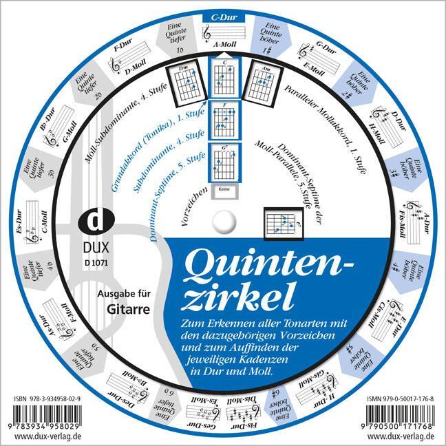 Cover: 4031658010710 | Quintenzirkel | Für zwei Instrumente / Zwei in Einem | Uwe Sieblitz