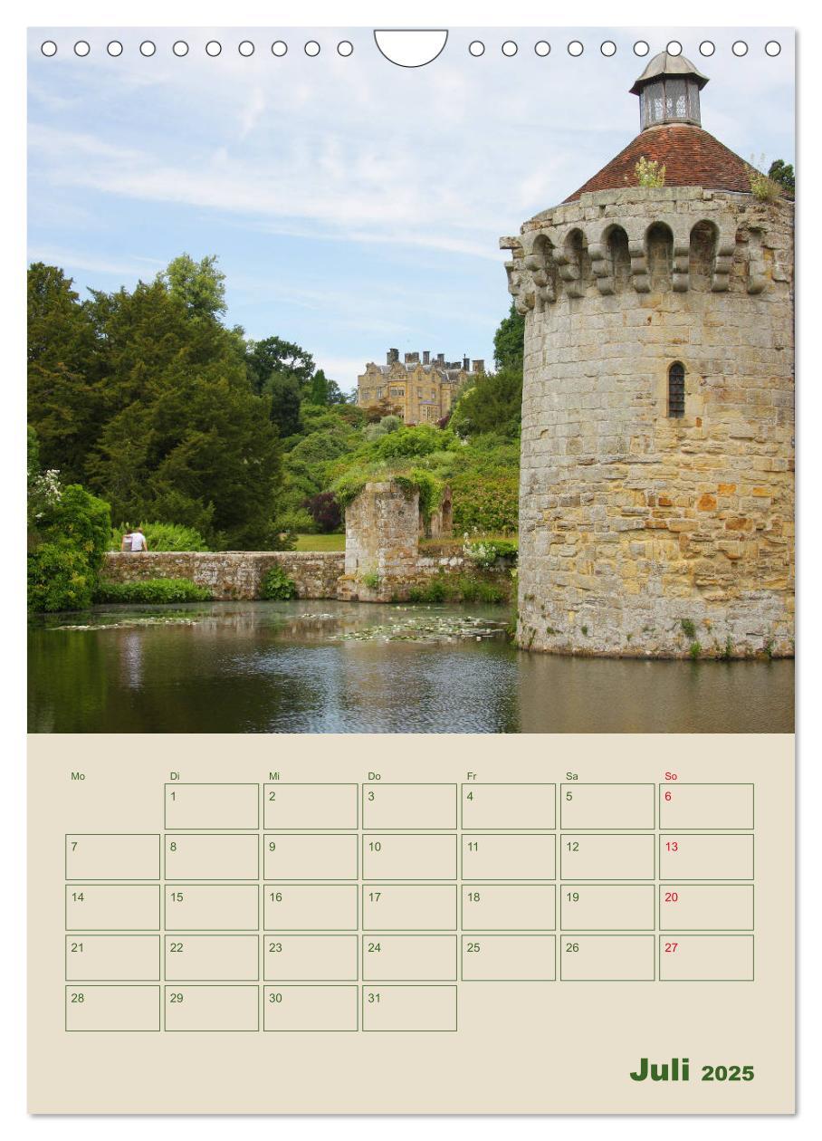 Bild: 9783435970506 | Schlösser und Gärten in England (Wandkalender 2025 DIN A4 hoch),...