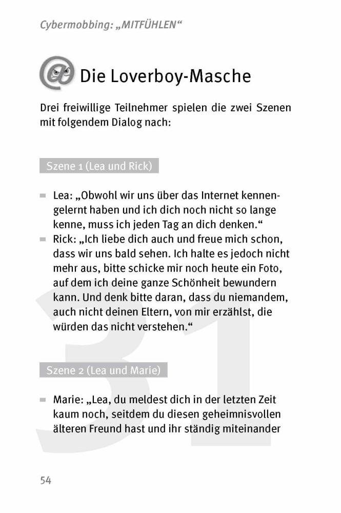 Bild: 9783769825206 | Die 50 besten Spiele gegen Cybermobbing | Robert Rossa (u. a.) | Buch