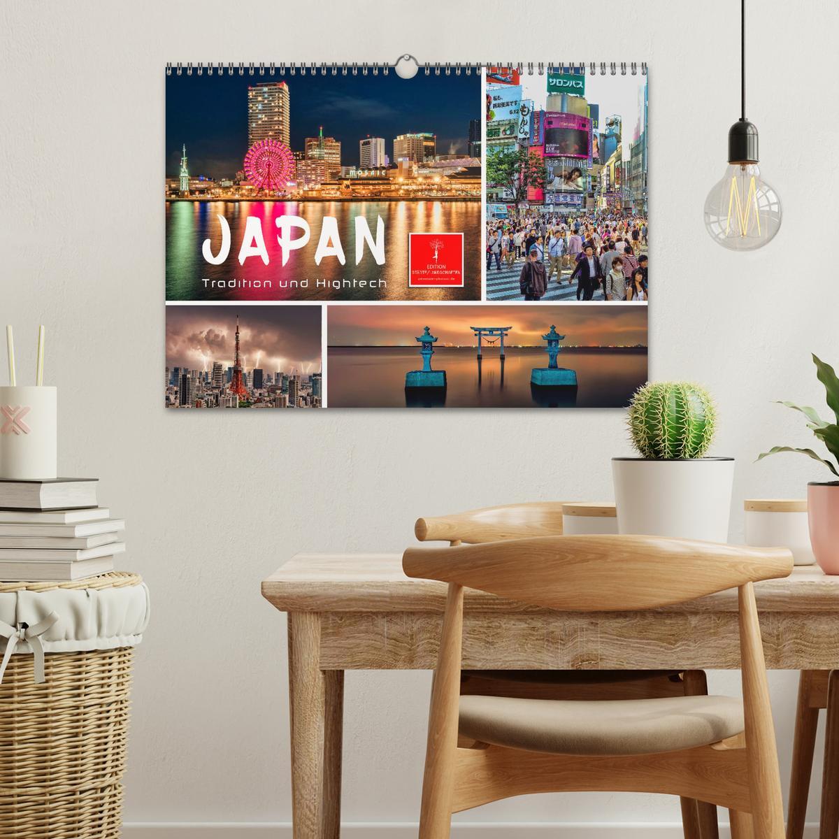 Bild: 9783383961601 | Japan - Tradition und Hightech (Wandkalender 2025 DIN A3 quer),...