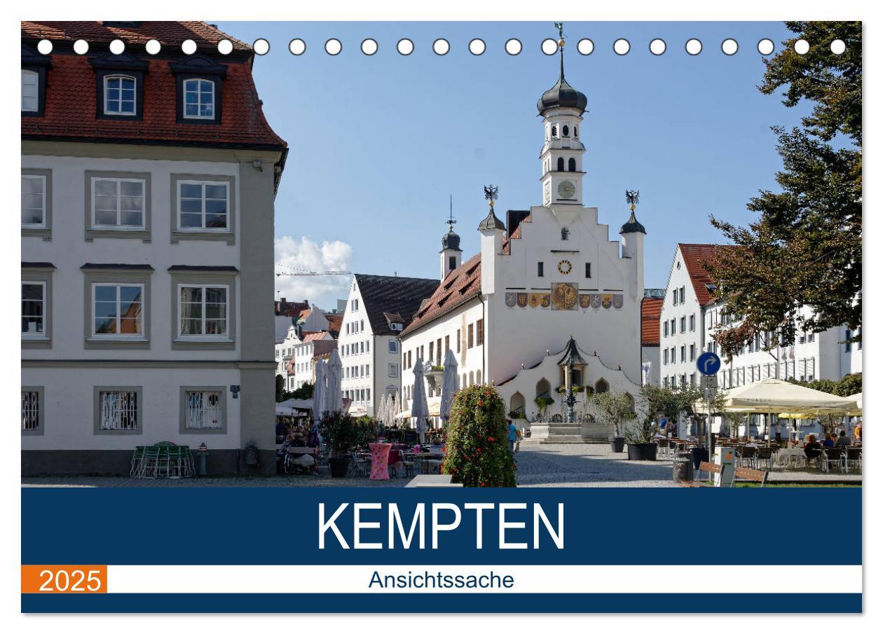 Cover: 9783435271993 | Kempten - Ansichtssache (Tischkalender 2025 DIN A5 quer), CALVENDO...