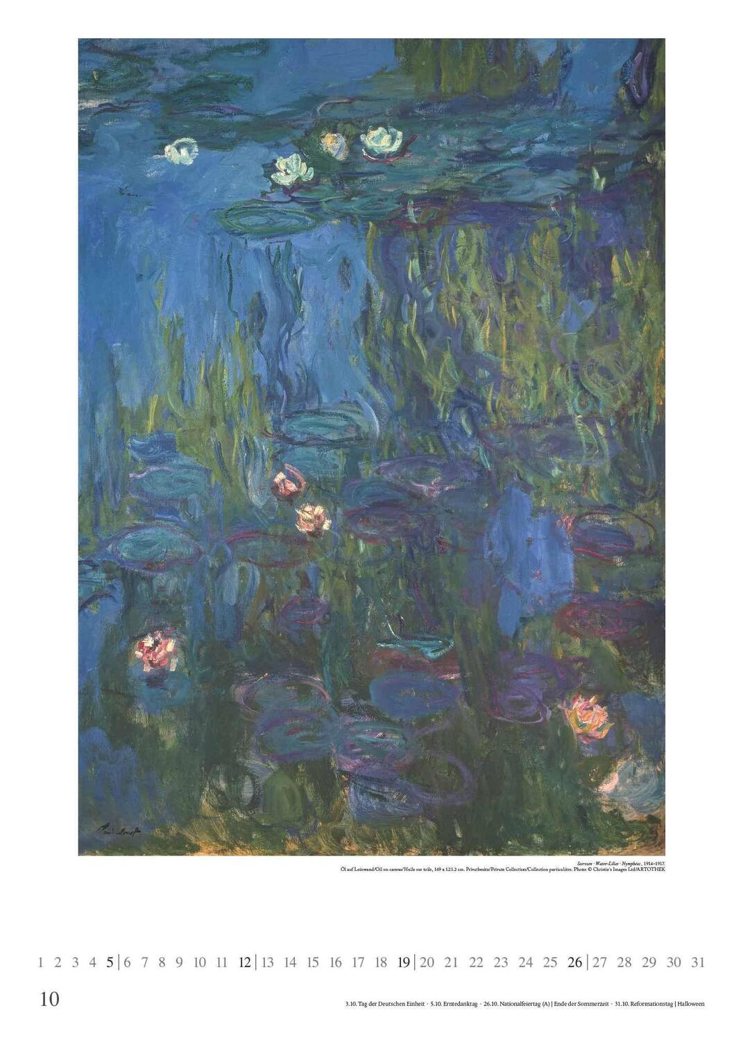 Bild: 4250809653303 | Claude Monet 2025 - Kunst-Kalender - Poster-Kalender - 50x70 | 28 S.