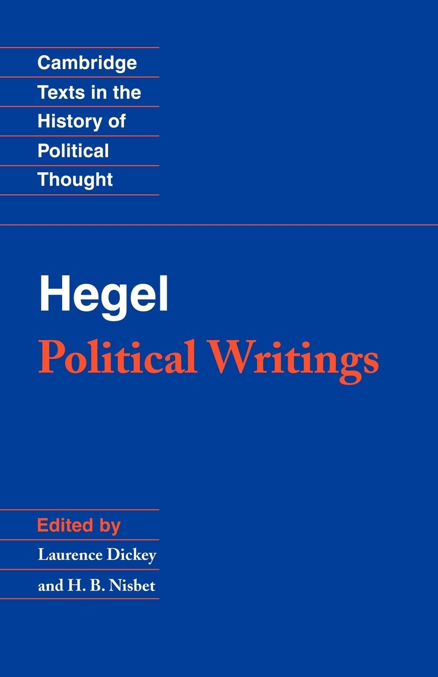 Cover: 9780521459754 | G.W.F. Hegel--Political Writings | Georg Wilhelm Friedrich Hegel