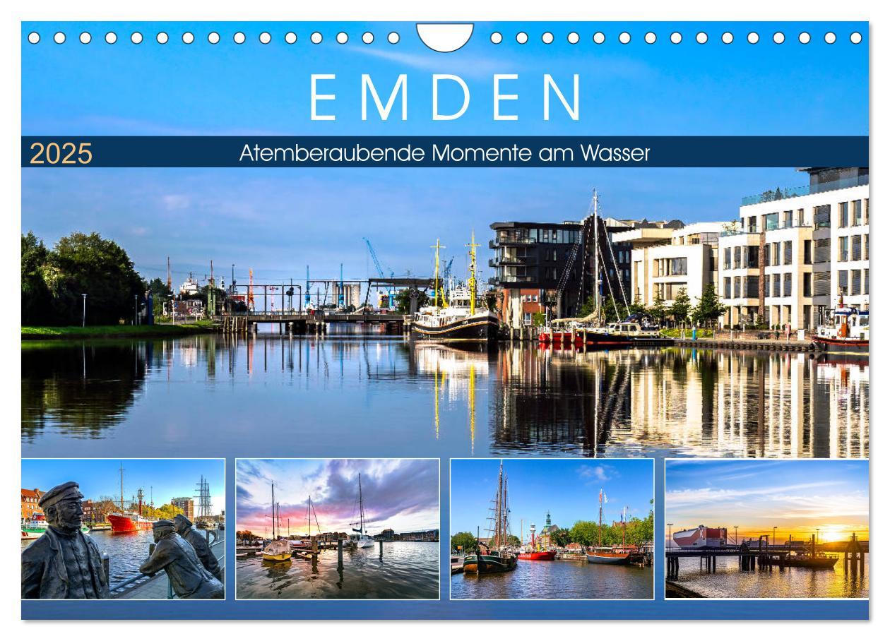 Cover: 9783435168644 | EMDEN Atemberaubende Momente am Wasser (Wandkalender 2025 DIN A4...