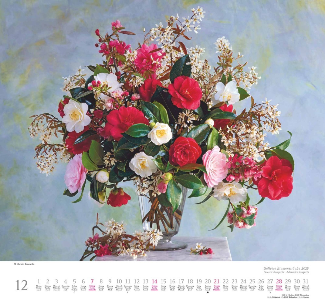 Bild: 4250809653075 | DUMONT - Geliebte Blumensträuße 2025 Wandkalender, 38x35,5cm,...