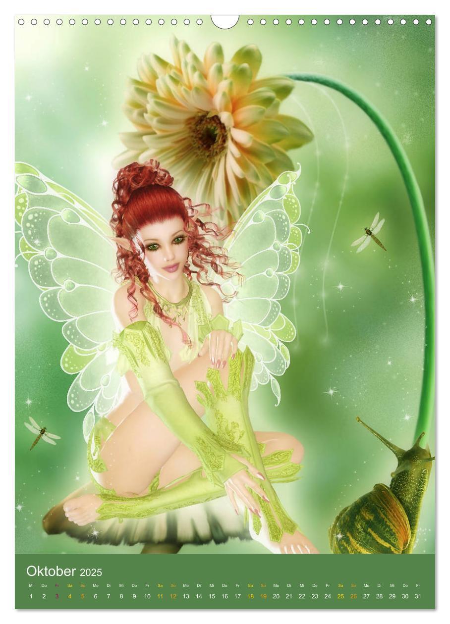 Bild: 9783435995844 | Fantasy Lichtwesen (Wandkalender 2025 DIN A3 hoch), CALVENDO...