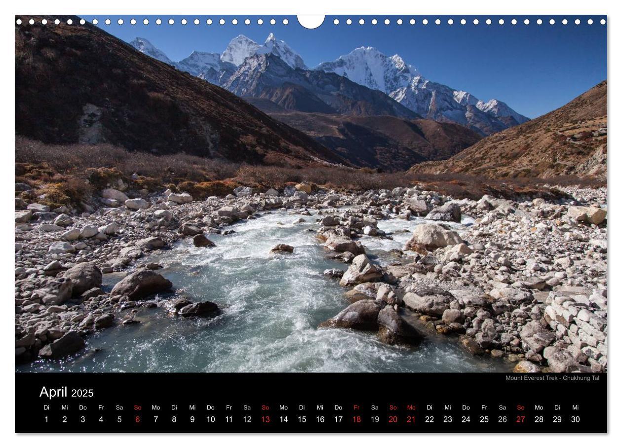 Bild: 9783435810475 | Mount Everest Trek (Wandkalender 2025 DIN A3 quer), CALVENDO...