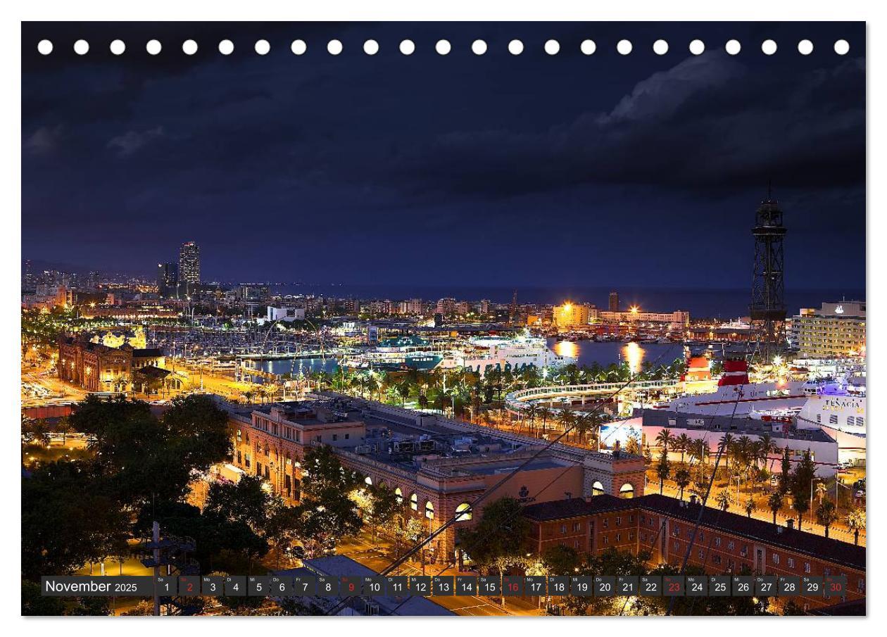 Bild: 9783435680740 | Barcelona Impressionen (Tischkalender 2025 DIN A5 quer), CALVENDO...