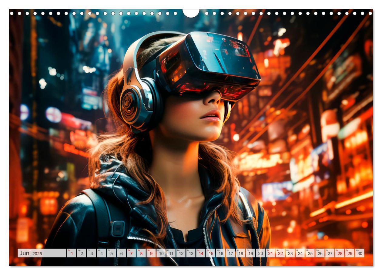 Bild: 9783383855443 | KI UND METAVERSE Algorithmen sowie virtuelle Realität (Wandkalender...