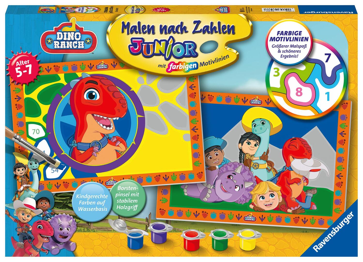 Cover: 4005556235377 | Ravensburger Malen nach Zahlen 23537 - Dino Ranch - Kinder 5 - 7 Jahre