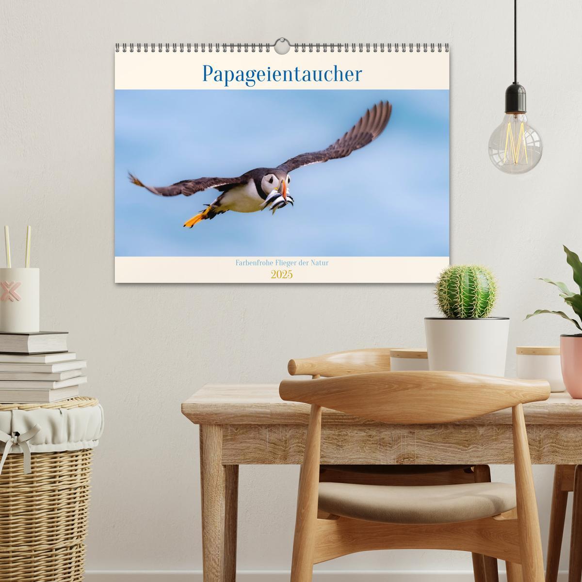 Bild: 9783457194232 | Papageientaucher - Farbenfrohe Flieger der Natur (Wandkalender 2025...