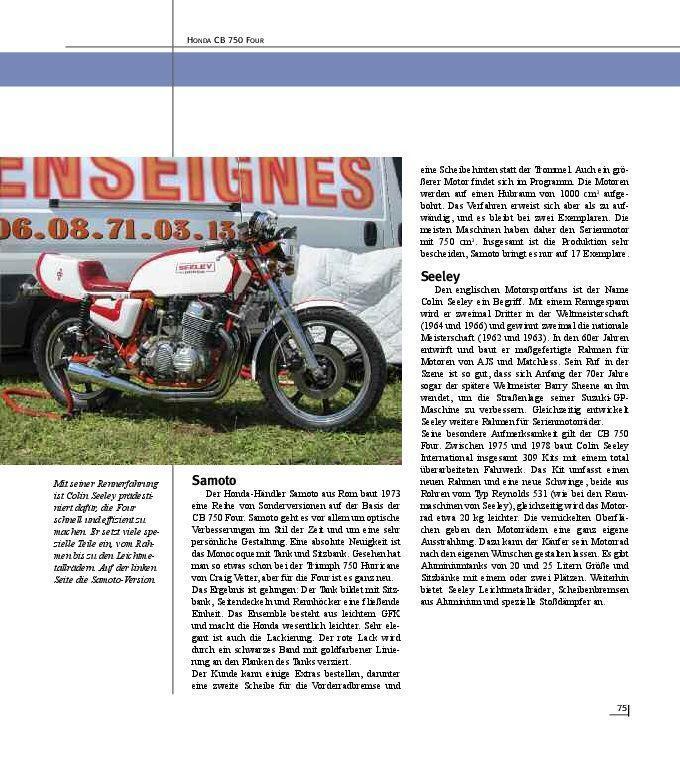 Bild: 9783868528992 | Honda CB 750 Four | Giorgio Sarti | Buch | Deutsch | 2014 | Heel