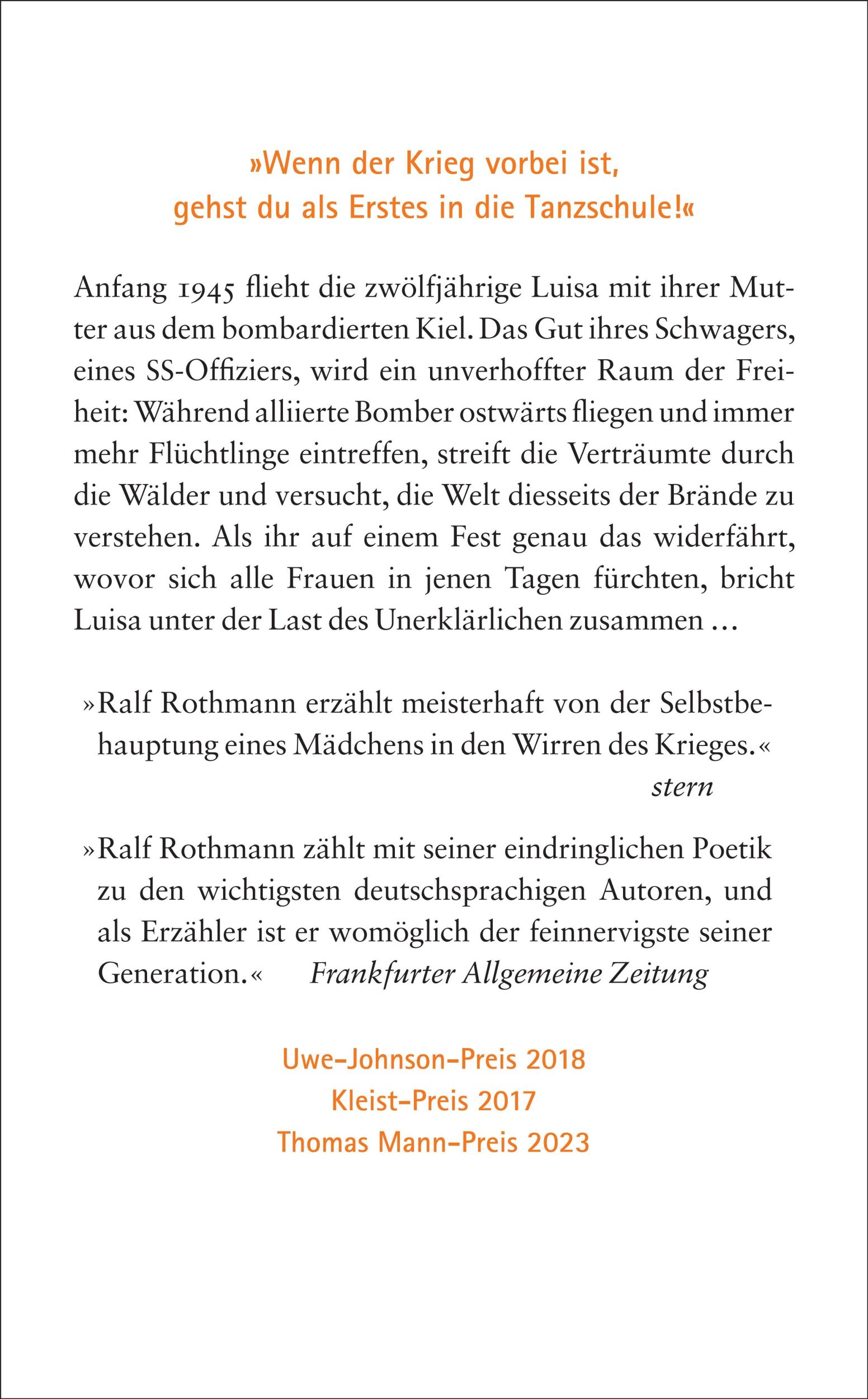 Rückseite: 9783518469590 | Der Gott jenes Sommers | Roman | Ralf Rothmann | Taschenbuch | 254 S.