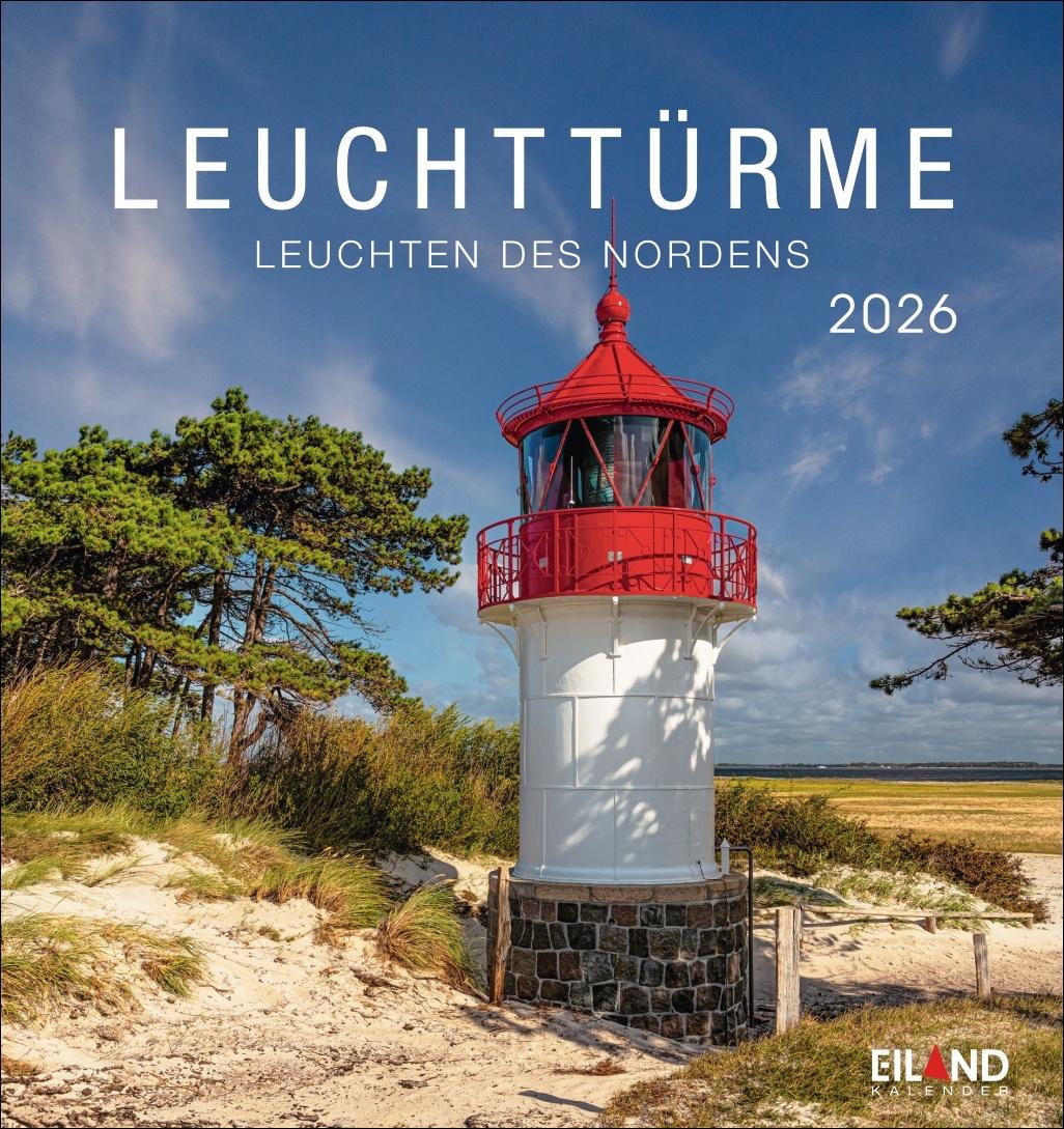 Cover: 9783964023766 | Leuchttürme Postkartenkalender 2026 - An der Nord- und Ostseeküste