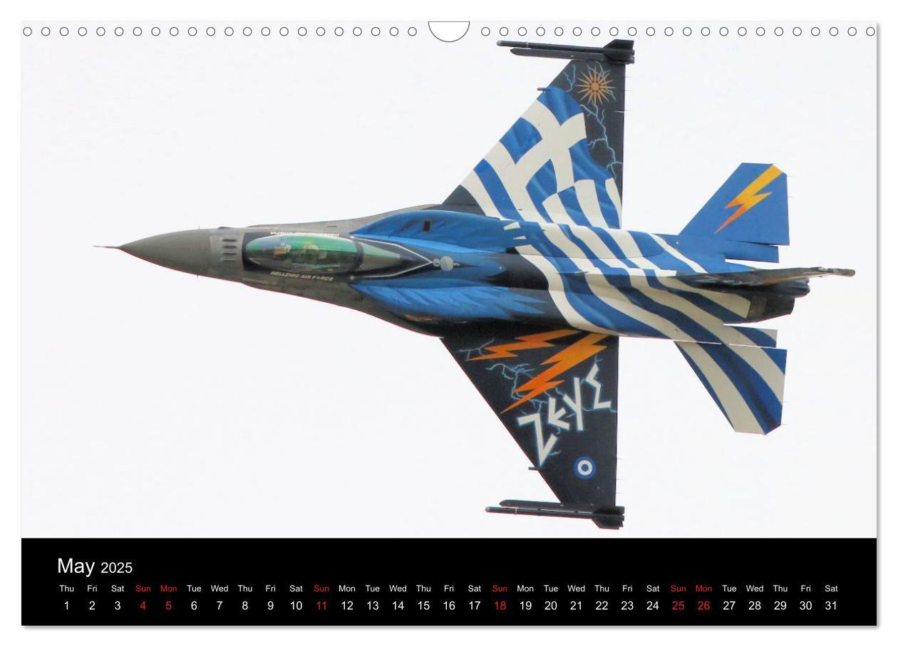 Bild: 9781325954186 | General Dynamics F-16 Fighting Falcon (Wall Calendar 2025 DIN A3...