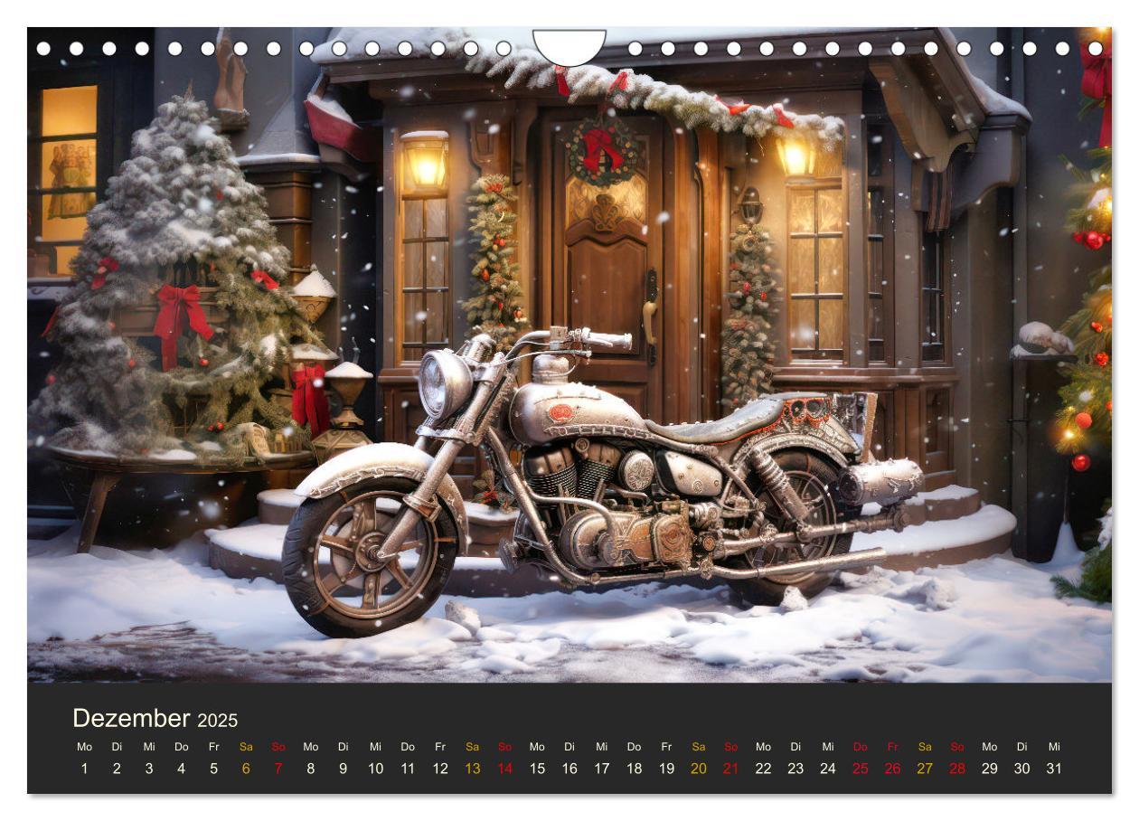 Bild: 9783435013180 | Steampunk Motorräder (Wandkalender 2025 DIN A4 quer), CALVENDO...