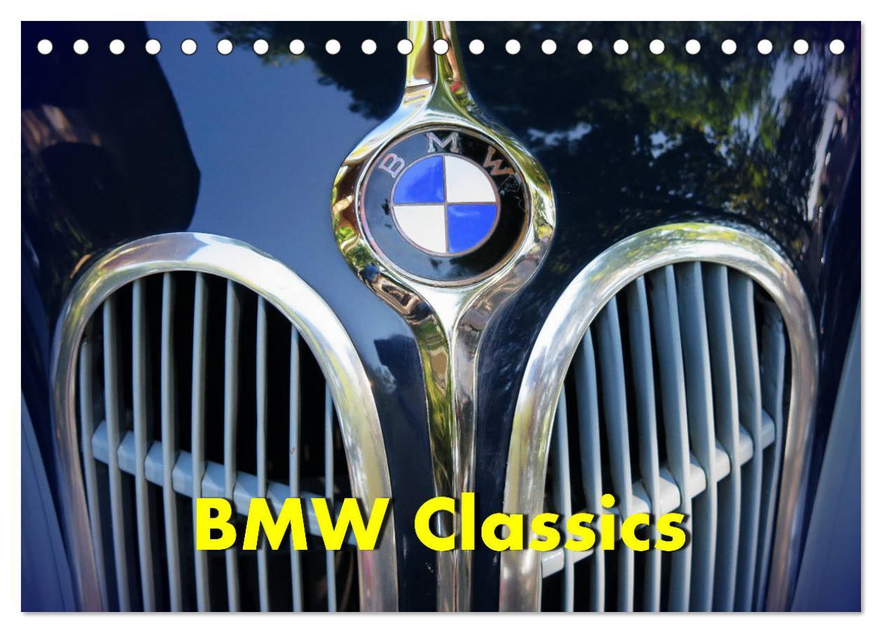 Cover: 9783435129034 | BMW Classics (Tischkalender 2025 DIN A5 quer), CALVENDO Monatskalender