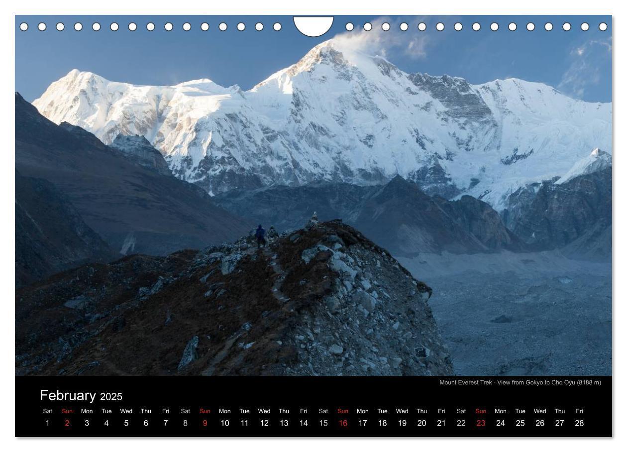 Bild: 9781325991471 | Mount Everest Trek (Wall Calendar 2025 DIN A4 landscape), CALVENDO...