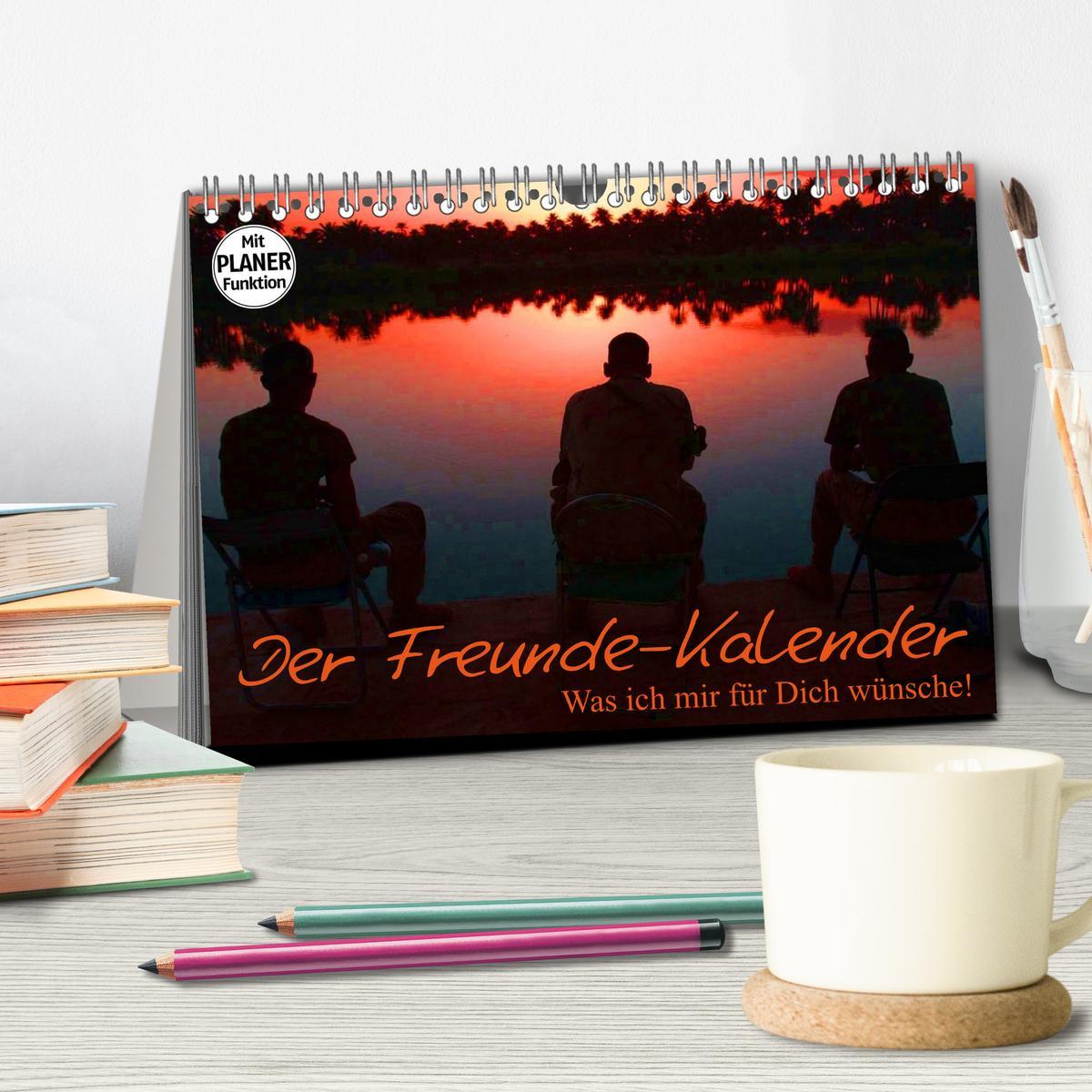 Bild: 9783435522262 | Der Freunde-Kalender (Tischkalender 2025 DIN A5 quer), CALVENDO...