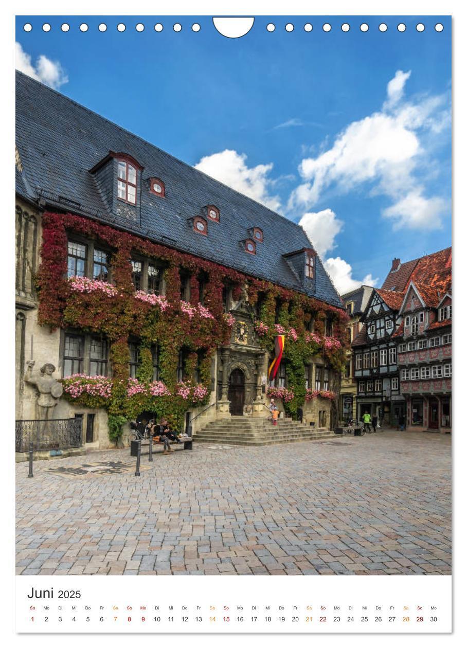 Bild: 9783435884186 | Altstadt Quedlinburg (Wandkalender 2025 DIN A4 hoch), CALVENDO...