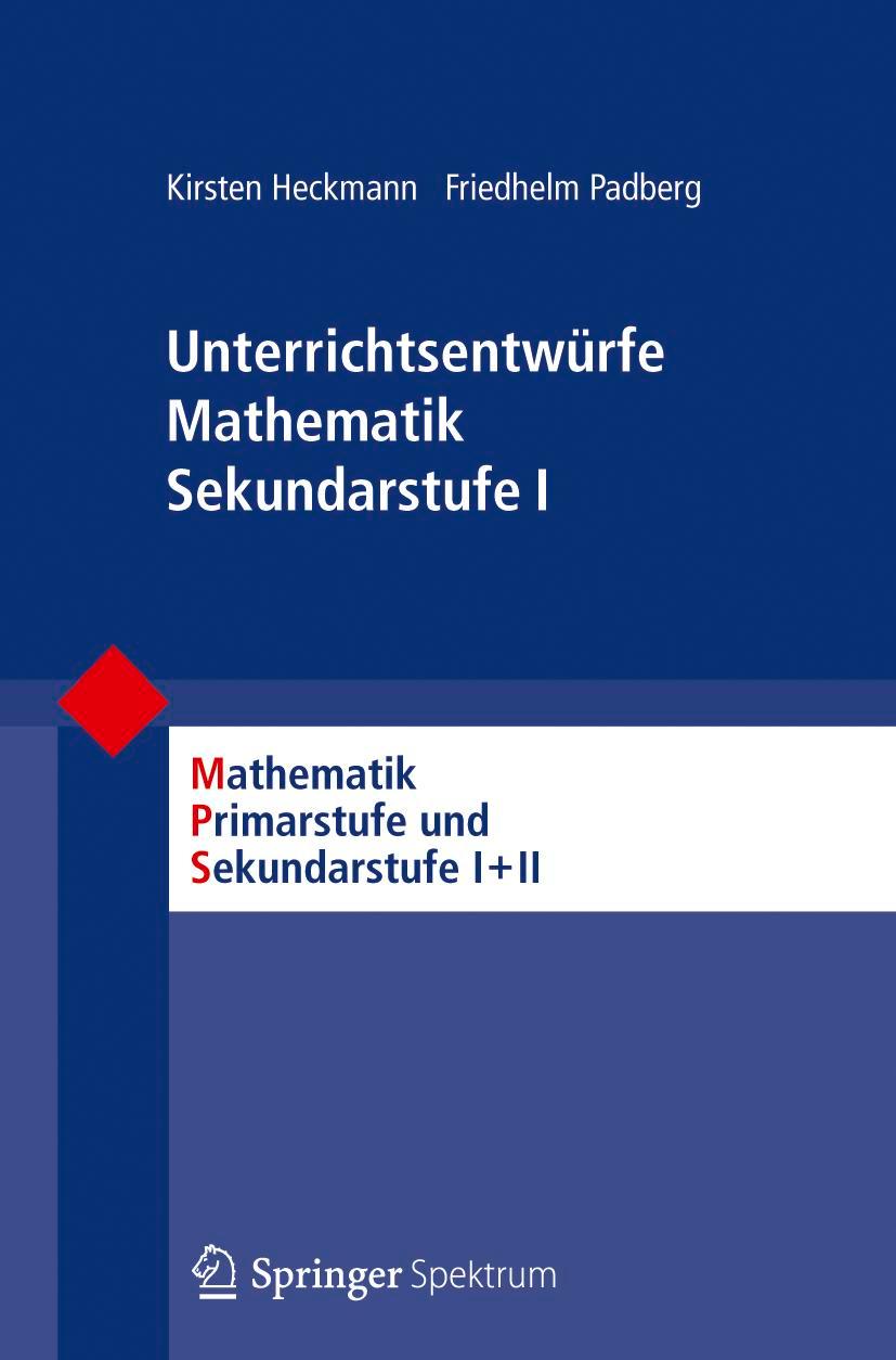 Cover: 9783827429339 | Unterrichtsentwürfe Mathematik Sekundarstufe I | Heckmann (u. a.) | x