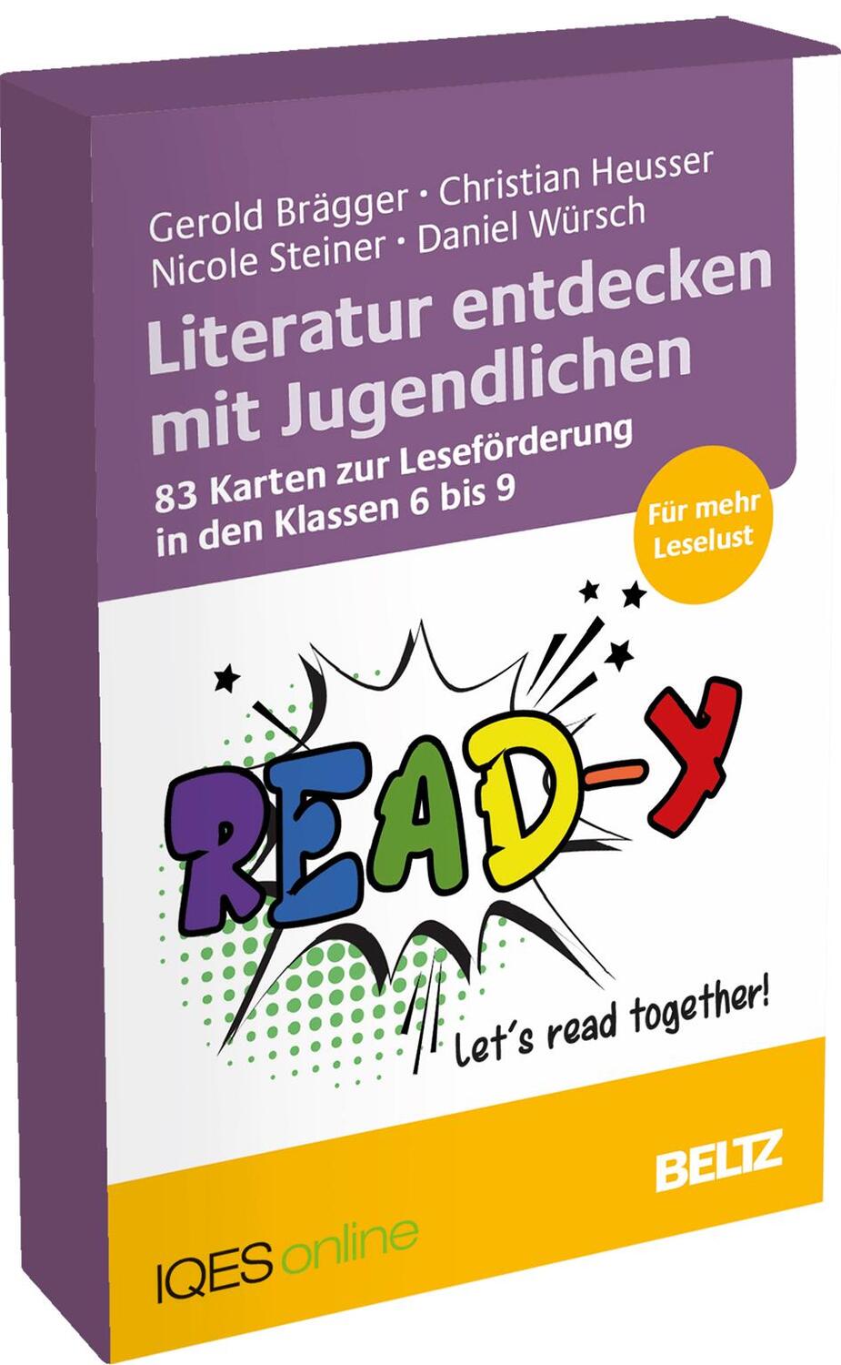 Cover: 4019172200602 | Literatur entdecken mit Jugendlichen | Gerold Brägger (u. a.) | Box