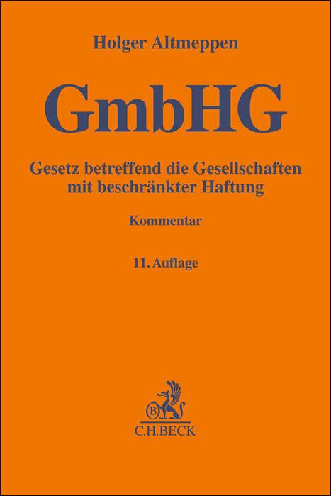 Cover: 9783406797668 | Gesetz betreffend die Gesellschaften mit beschränkter Haftung | Buch