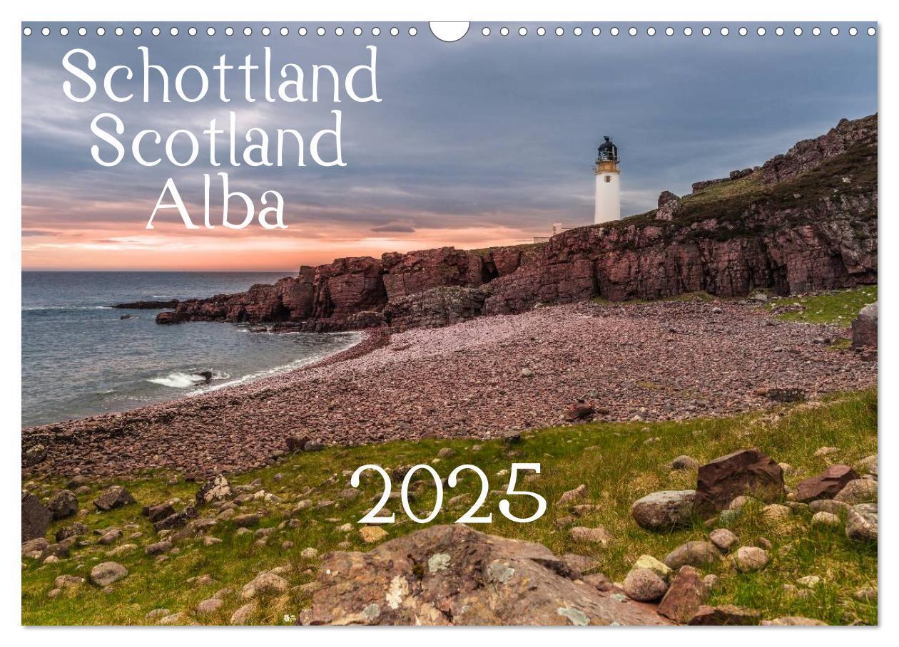 Cover: 9783435709243 | Schottland - Scotland - Alba (Wandkalender 2025 DIN A3 quer),...