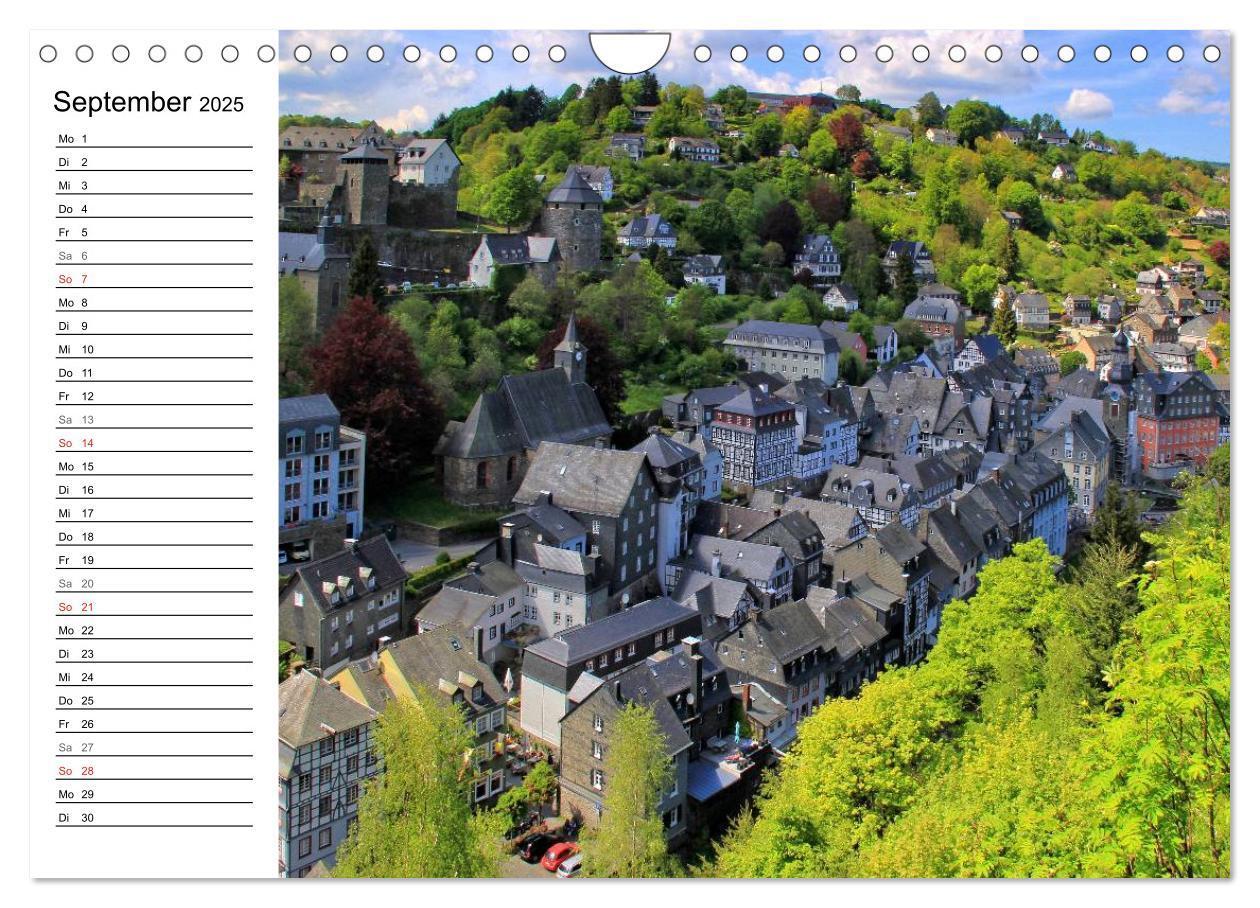 Bild: 9783435543090 | Eine Perle in der Eifel - Monschau (Wandkalender 2025 DIN A4 quer),...