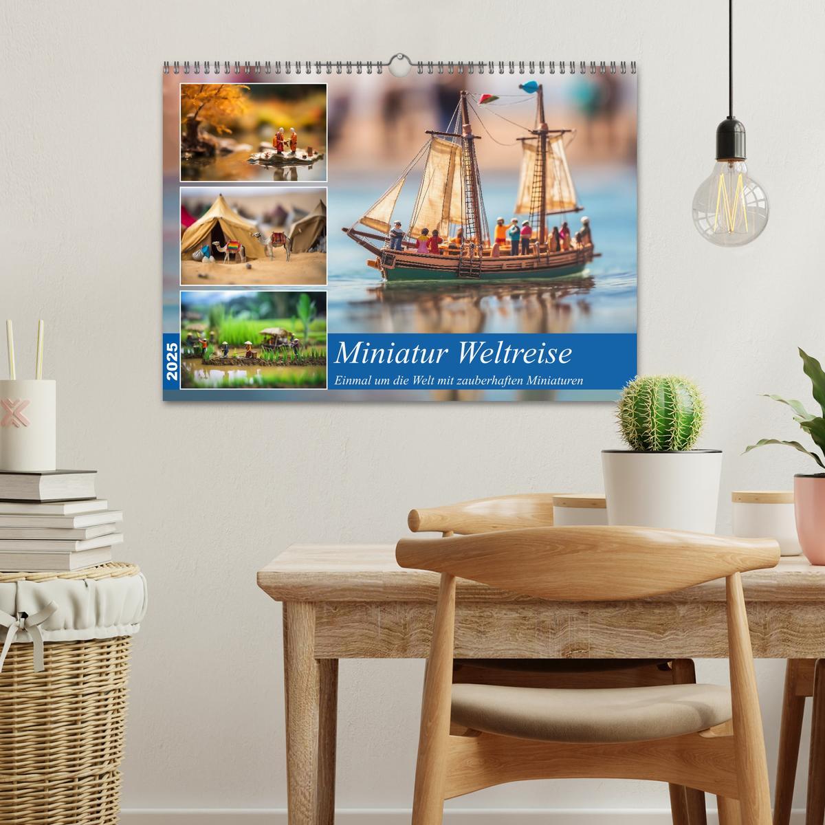 Bild: 9783383904134 | Miniatur Weltreise (Wandkalender 2025 DIN A3 quer), CALVENDO...