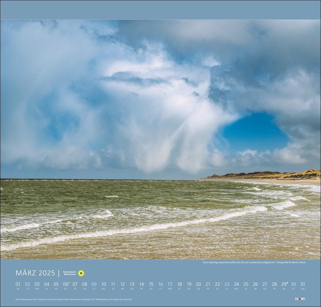 Bild: 9783964023124 | Nationalpark Wattenmeer Edition Kalender 2025 - Martin Stock | 13 S.