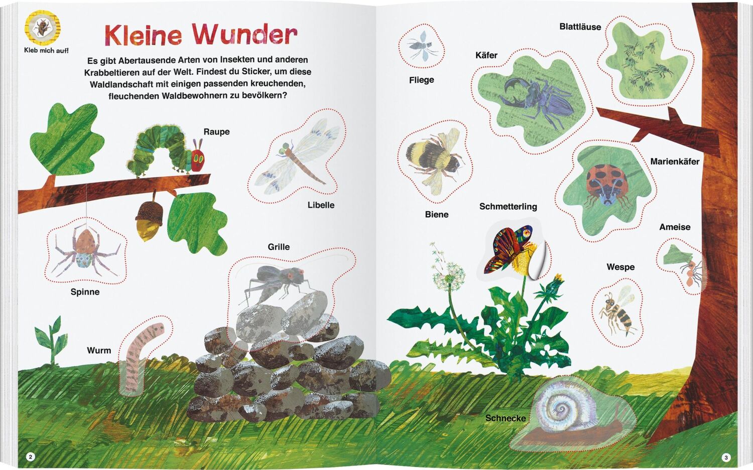 Bild: 9783836961080 | Die kleine Raupe Nimmersatt - Mein Buch der Krabbeltiere | Eric Carle