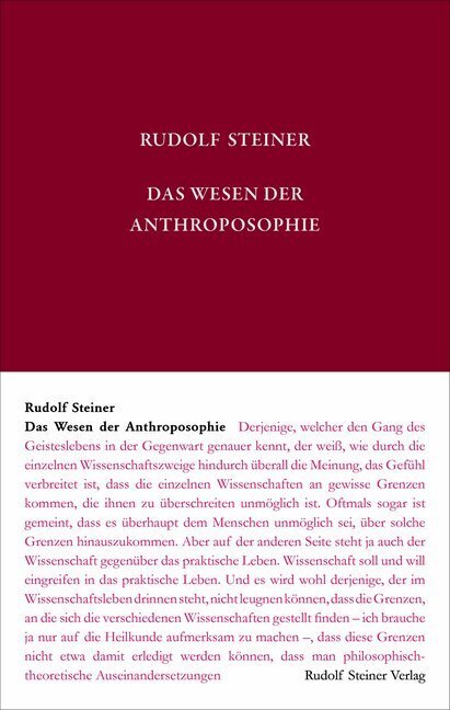 Cover: 9783727408007 | Das Wesen der Anthroposophie | Rudolf Steiner | Buch | 628 S. | 2019