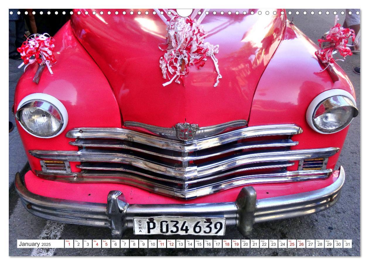 Bild: 9781325935130 | Classic Beauties - Wedding cars in Havana (Wall Calendar 2025 DIN...