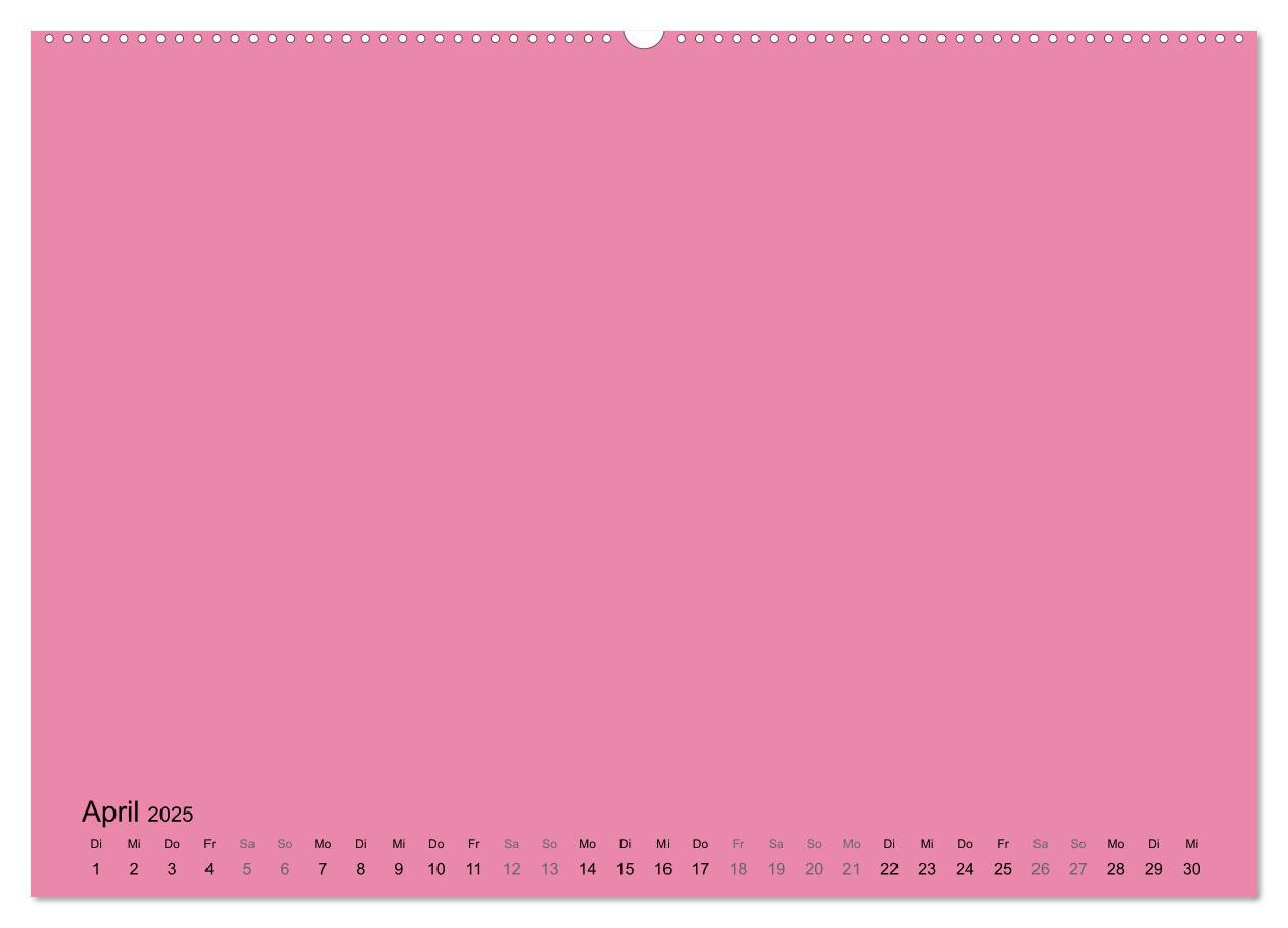 Bild: 9783435215393 | DIY Bastel-Kalender -Warme Pastell Farben- Zum Selbstgestalten...