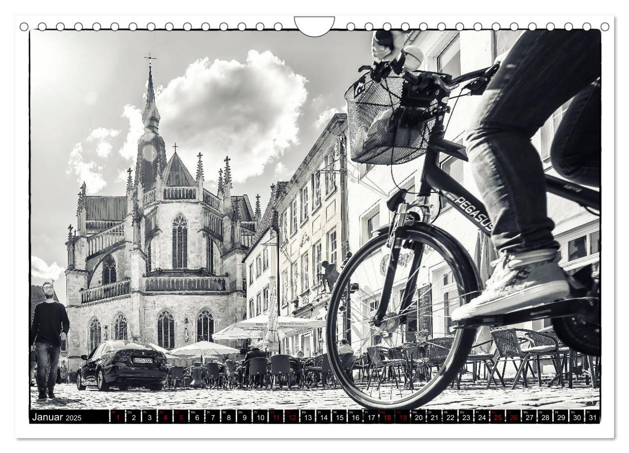 Bild: 9783435209569 | Osnabrück fährt Fahrrad (Wandkalender 2025 DIN A4 quer), CALVENDO...