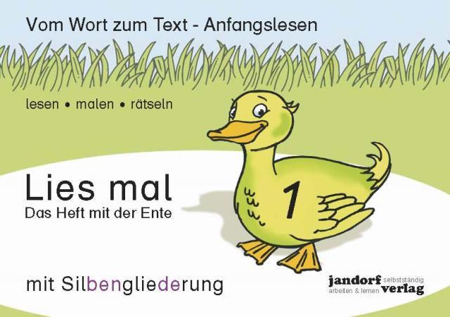 Cover: 9783939965817 | Lies mal 1 (mit Silbengliederung) - Das Heft mit der Ente | Broschüre