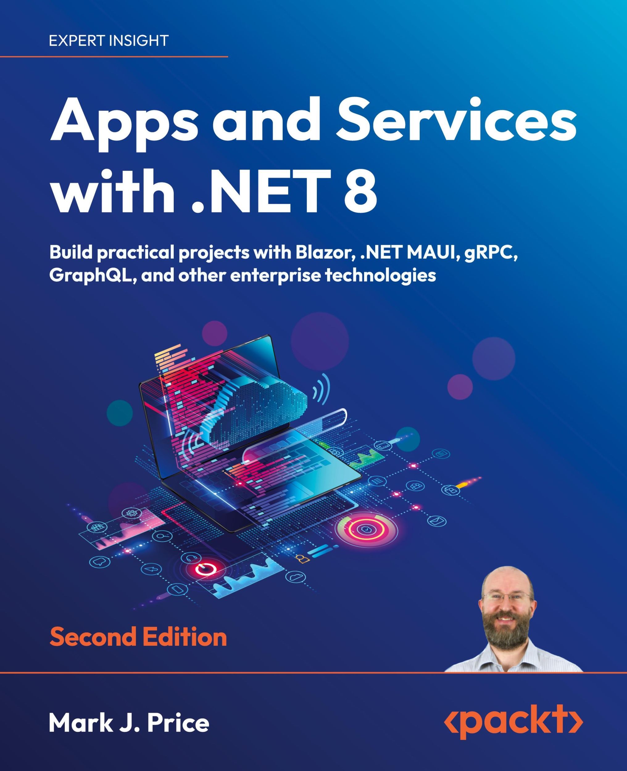 Cover: 9781837637133 | Apps and Services with .NET 8 - Second Edition | Mark J. Price | Buch