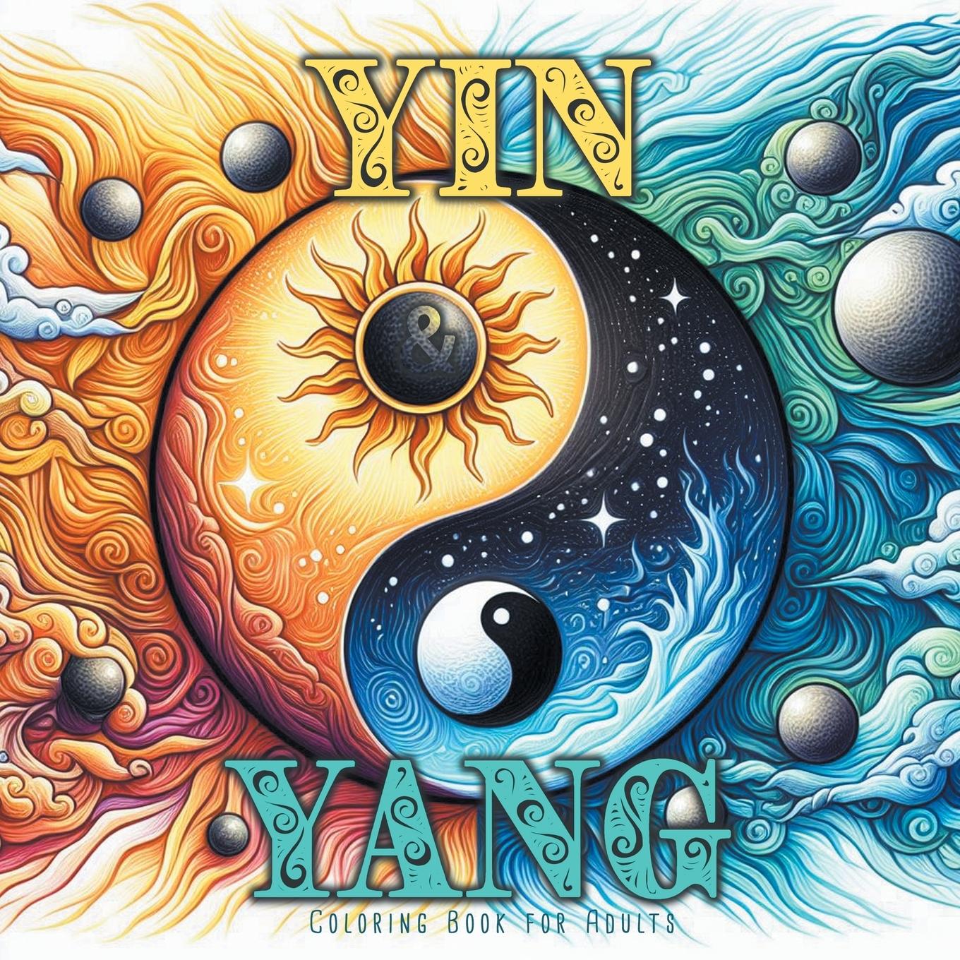 Cover: 9783758489860 | Yin and Yang Coloring Book for Adults | Monsoon Publishing | Buch