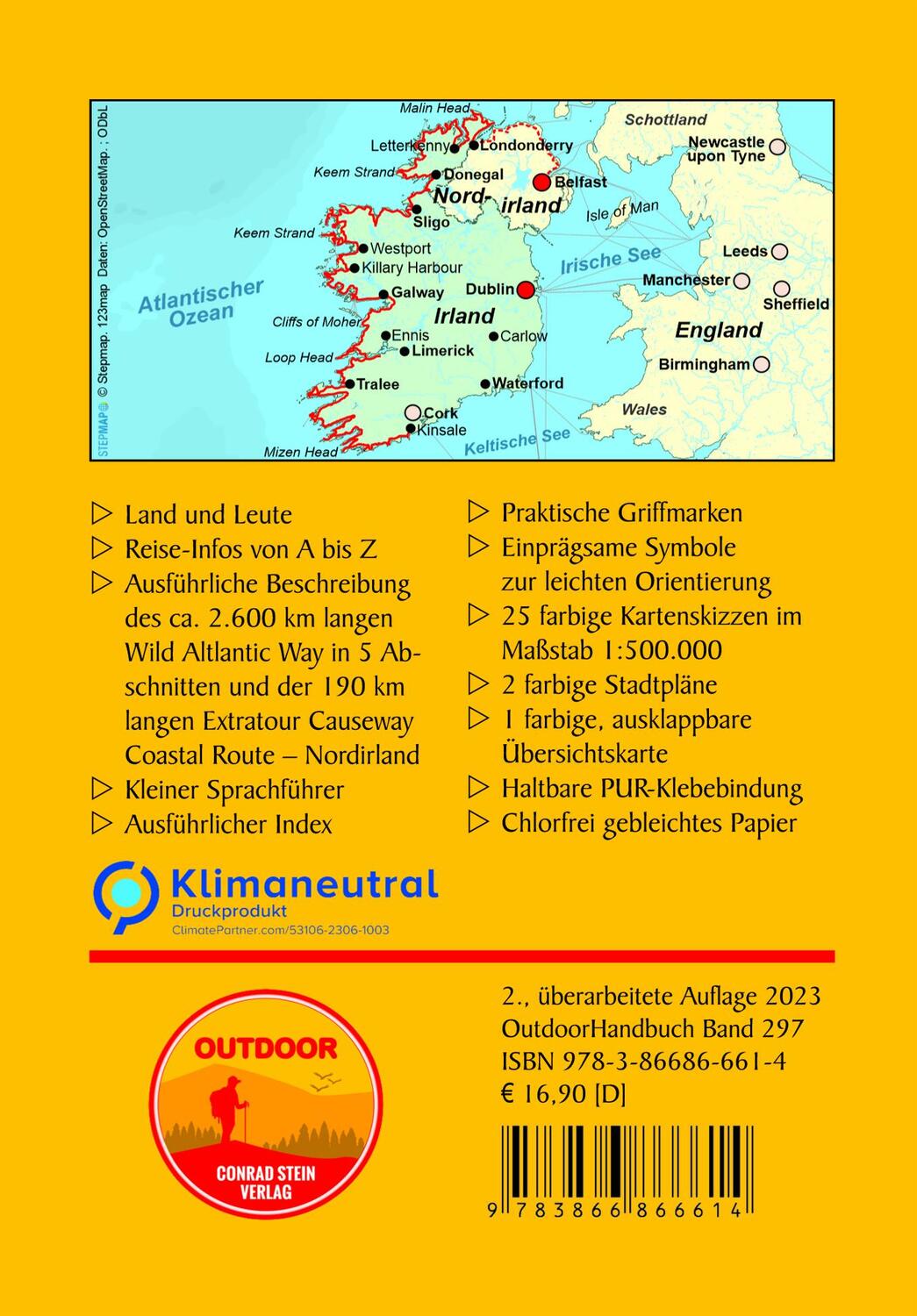 Rückseite: 9783866866614 | Irland: Wild Atlantic Way | Dirk Heckmann (u. a.) | Taschenbuch | 2023