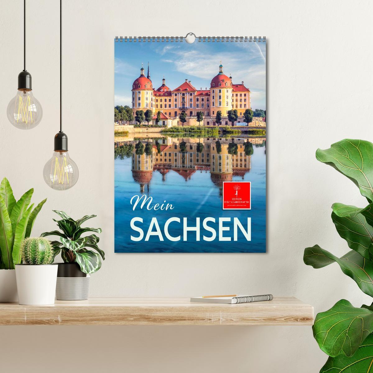 Bild: 9783435903450 | Mein Sachsen (Wandkalender 2025 DIN A3 hoch), CALVENDO Monatskalender