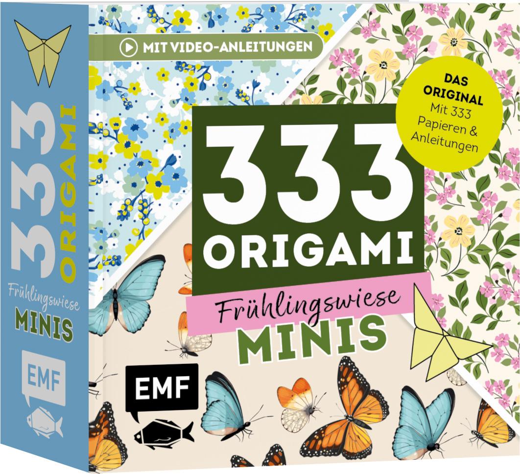 Cover: 9783745927641 | 333 Origami Minis - Frühlingswiese - Dein dekorativer Wendeblock...