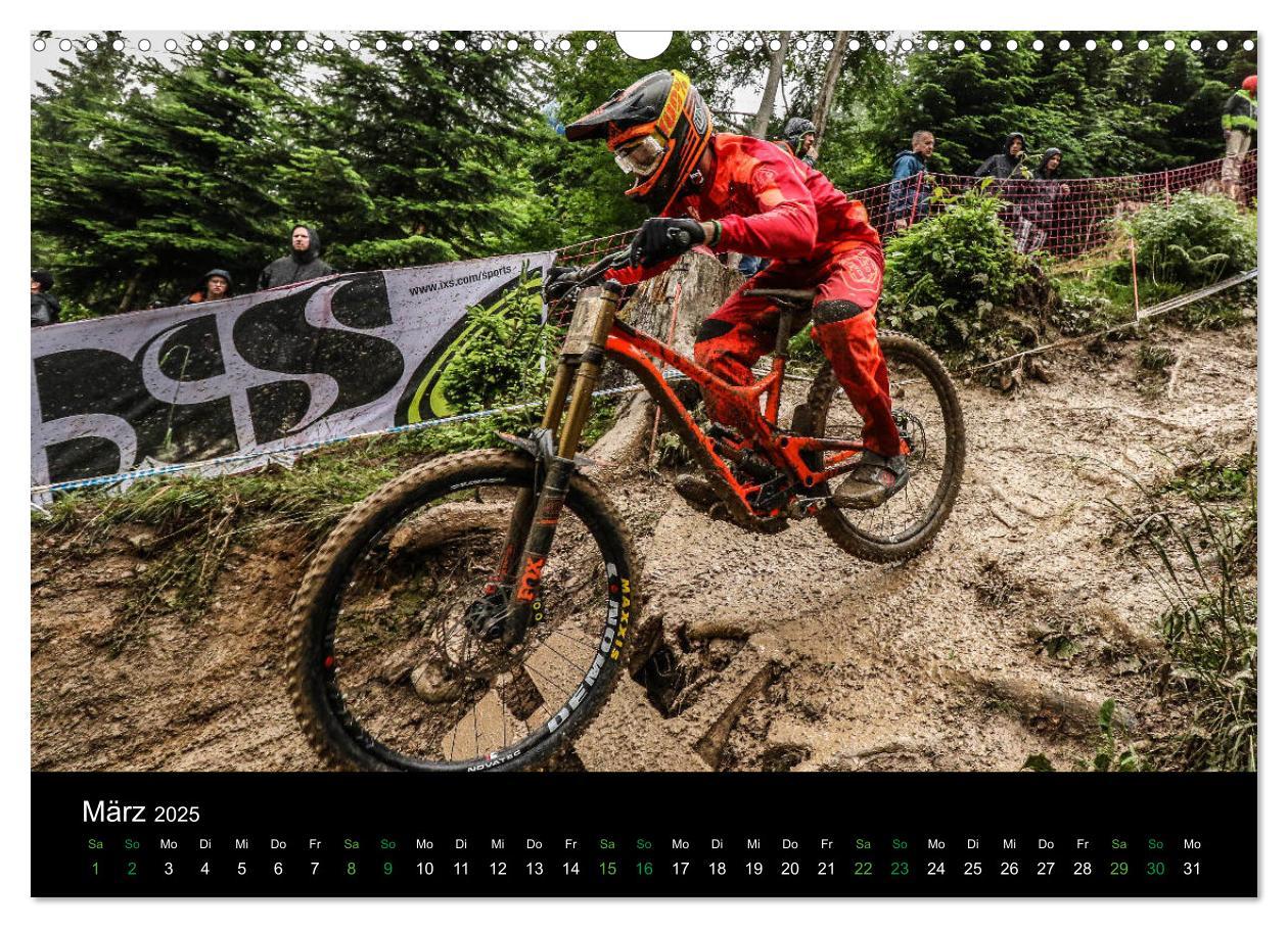 Bild: 9783435432783 | Downhill Racing 2025 (Wandkalender 2025 DIN A3 quer), CALVENDO...